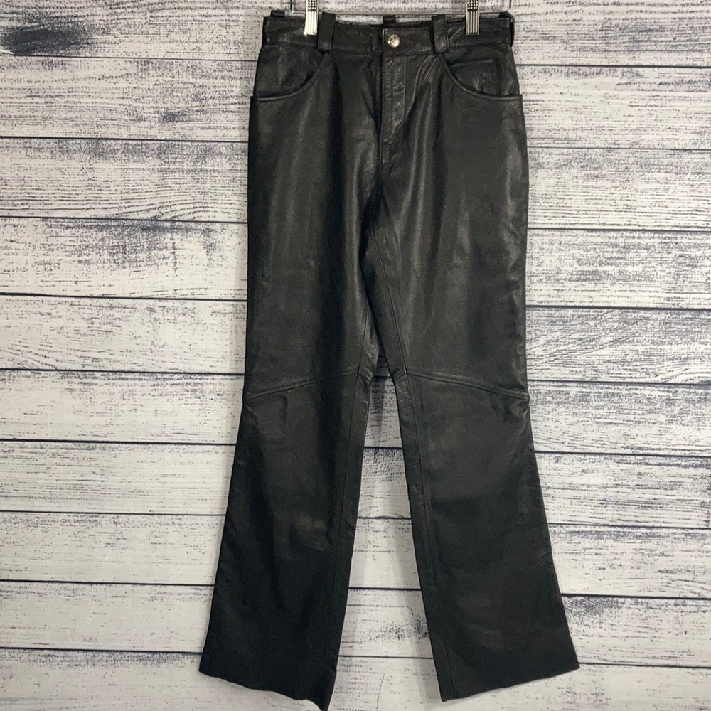 Harley Davidson Motors Genuine Leather Biker Pants